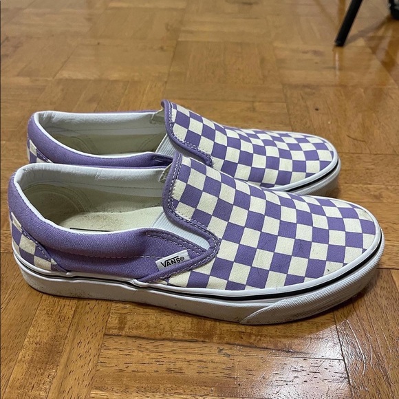 Checkerboard slip on vans - Picture 2 of 2